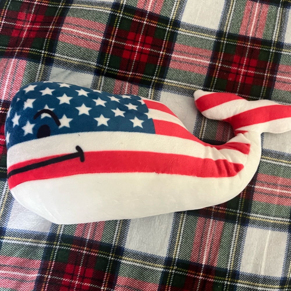 Vineyard Vines Large Plush Red/White/Blue